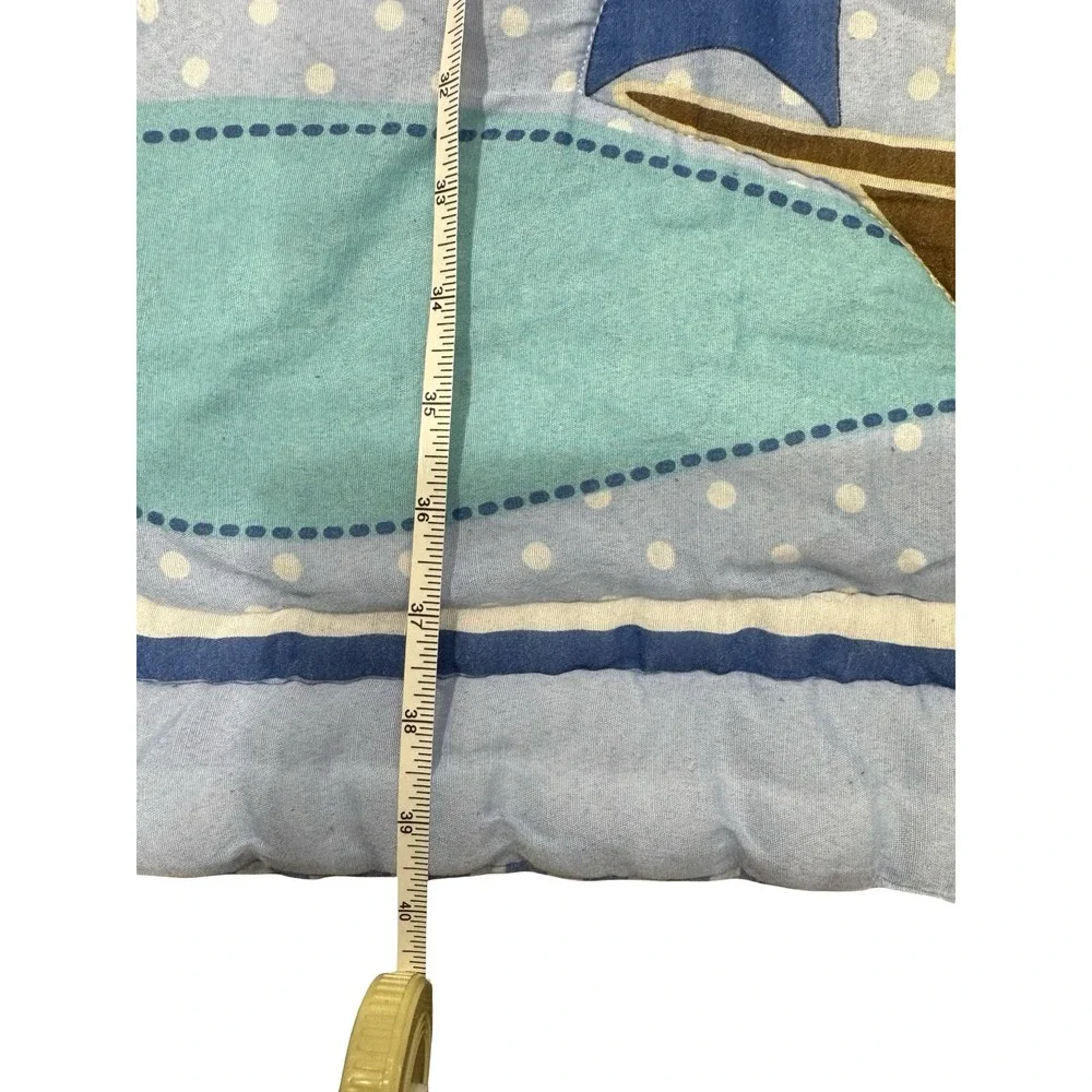Little Bedding by NoJo Pirate Bear Nautical Baby Crib Blanket Sailboat Whale